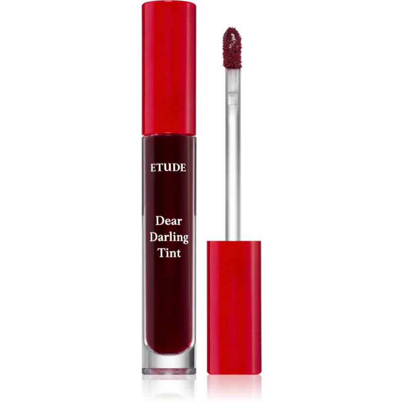 ETUDE Dear Darling Water Gel Tint barva na rty s gelovou texturou odstín #07 PK002 (Plum Red 1602) 5 g - parfo.cz