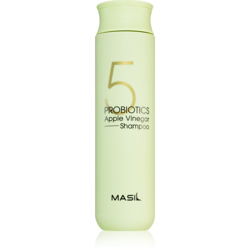 MASIL 5 Probiotics Apple Vinegar hloubkově čisticí šampon na vlasy a vlasovou pokožku 300 ml - parfo.cz