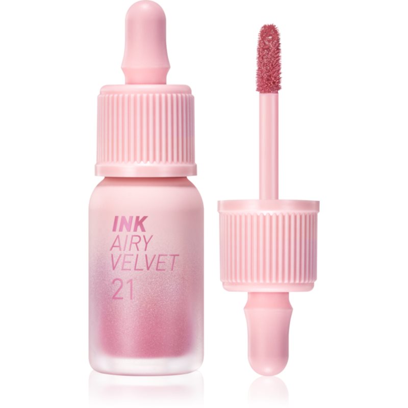 peripera Ink Airy Velvet krémová rtěnka s matným efektem odstín 21 Fluffy Peach 4 g - parfo.cz