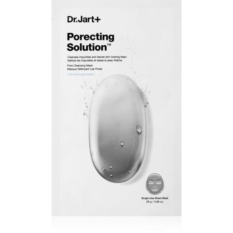 Dr. Jart+ Dermask™ Porecting Solution čisticí maska s aktivním uhlím 28 g - parfo.cz