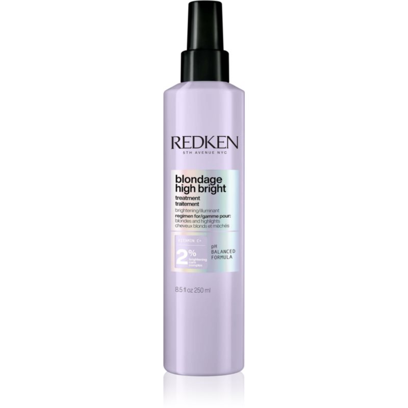 Redken Blondage High Bright rozjasňující péče pro zesvětlené nebo melírované vlasy 250 ml - parfo.cz