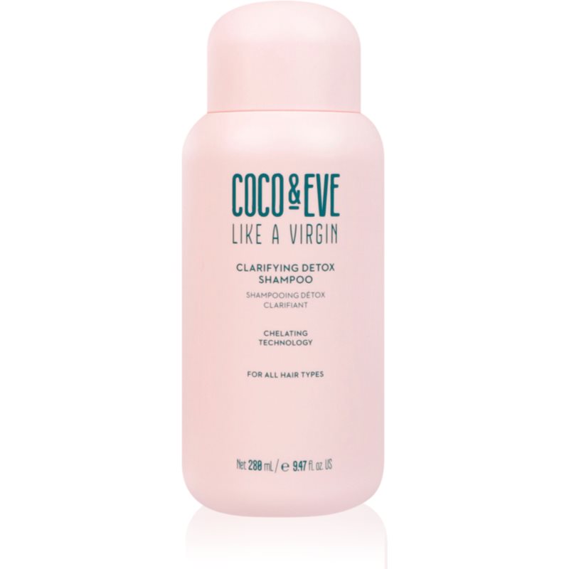 Coco & Eve Like A Virgin Clarifying Detox Shampoo hloubkově čisticí šampon s detoxikačním účinkem 288 ml - parfo.cz