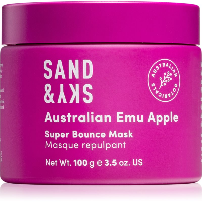 Sand & Sky Australian Emu Apple Super Bounce Mask hydratační a rozjasňující maska na obličej 100 g - parfo.cz