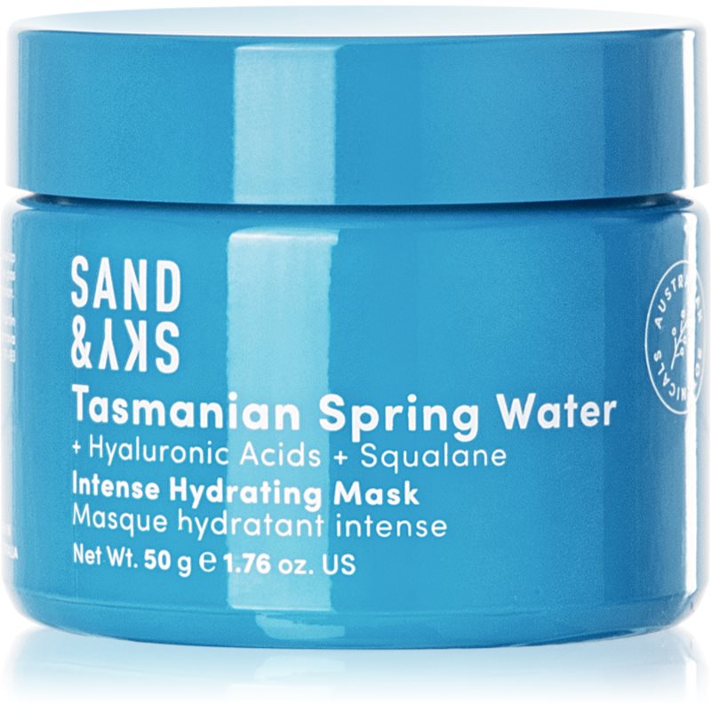 Sand & Sky Tasmanian Spring Water Intense Hydrating Mask intenzivní hydratační maska 50 g - parfo.cz