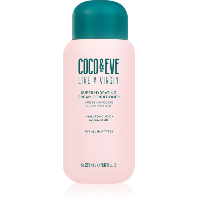 Coco & Eve Like A Virgin Super Hydrating Cream Conditioner hydratační kondicionér pro lesk a hebkost vlasů 280 ml - parfo.cz