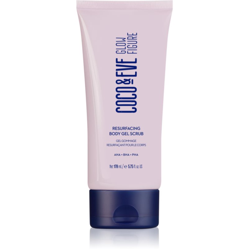 Coco & Eve Glow Figure Resurfacing Body Gel Scrub jemný tělový peeling 170 ml - parfo.cz