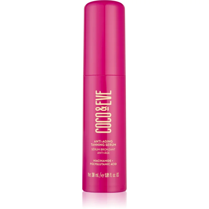 Coco & Eve Sunny Honey Anti-Aging Tanning Serum samoopalovací sérum na obličej 30 ml - parfo.cz
