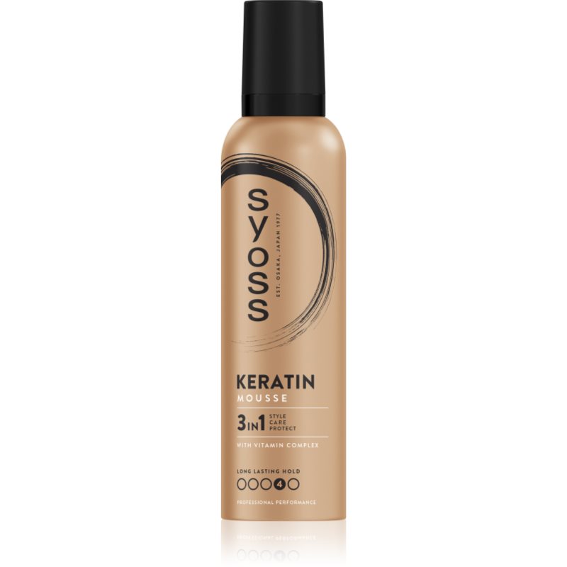 Syoss Keratin pěnové tužidlo s keratinem 250 ml - parfo.cz
