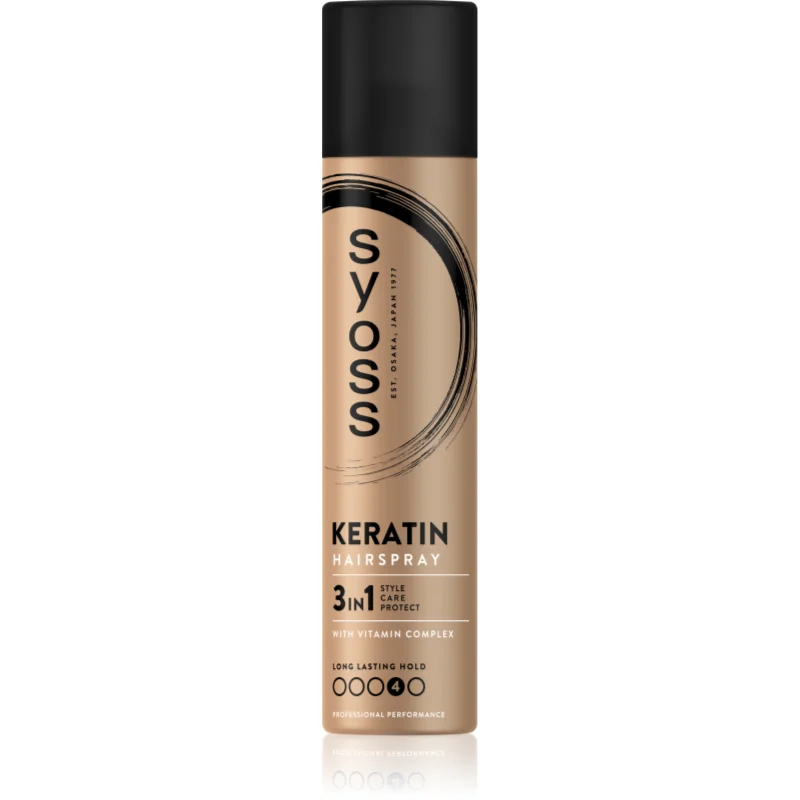 Syoss Keratin lak na vlasy s extra silnou fixací 300 ml - parfo.cz