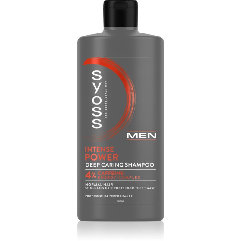 Syoss Men Power & Strength posilující šampon s kofeinem 440 ml - parfo.cz