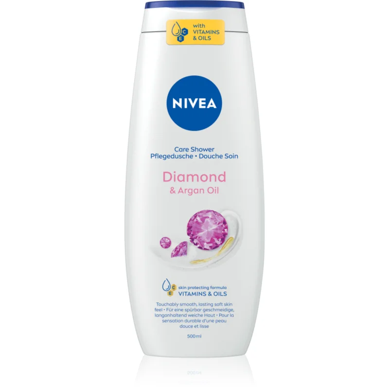 Nivea Diamond & Argan Oil pečující sprchový gel 500 ml - parfo.cz