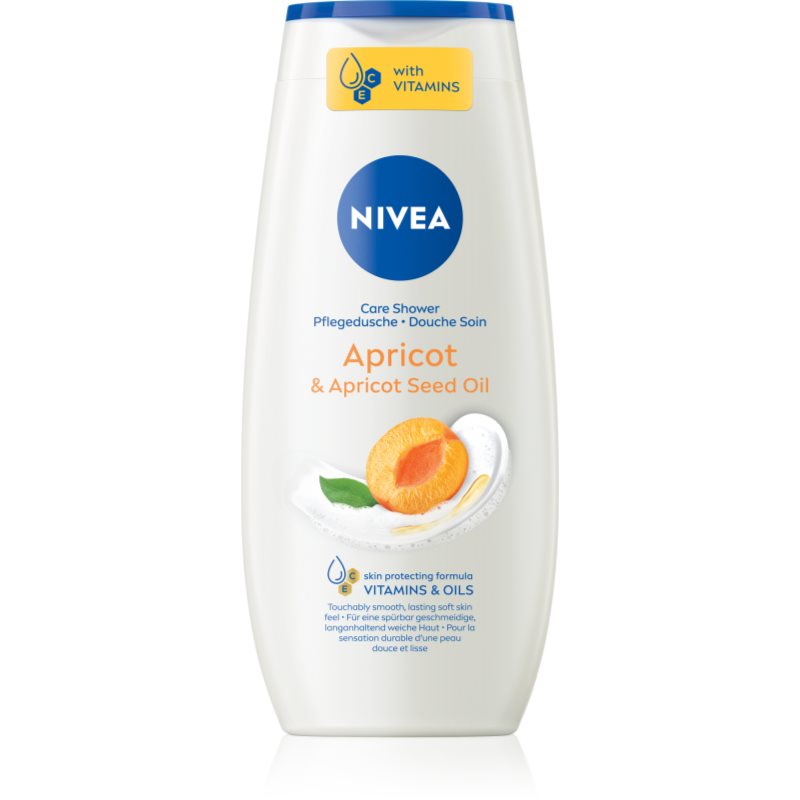 Nivea Apricot & Apricot Seed Oil pečující sprchový gel 250 ml - parfo.cz