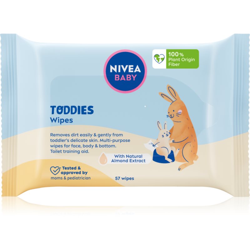 NIVEA BABY Toddies vlhčené ubrousky pro děti 57 ks - parfo.cz