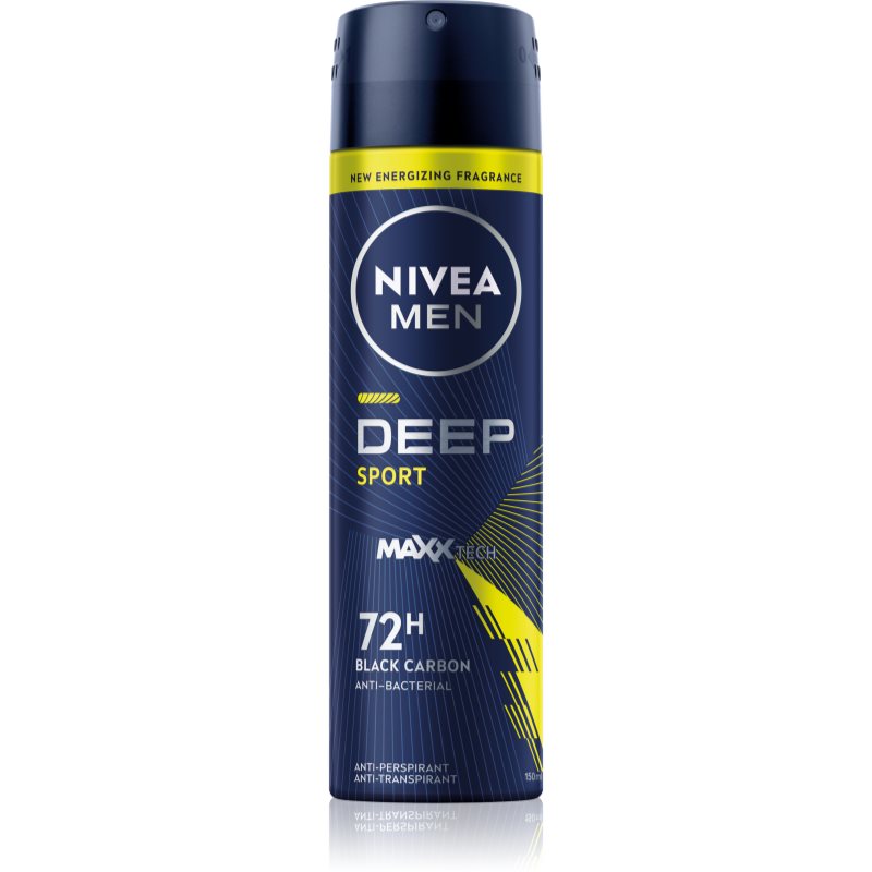 NIVEA MEN Deep Sport antiperspirant ve spreji pro muže 150 ml - parfo.cz