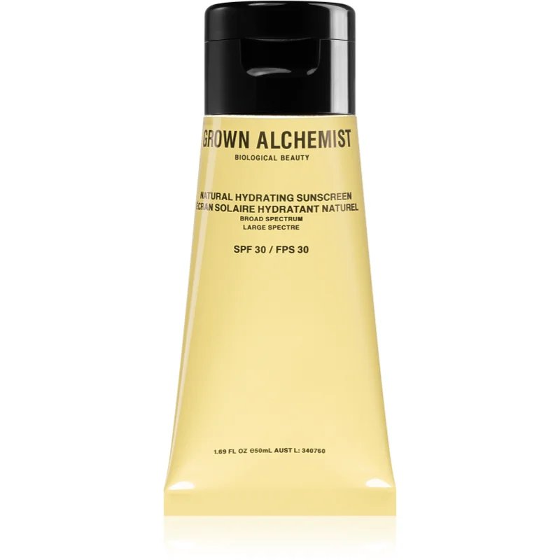 Grown Alchemist Natural Hydrating Sunscreen opalovací krém na obličej s minerály SPF 30 50 ml - parfo.cz