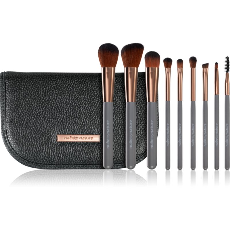 Nude by Nature Professional Brush Set sada štětců s pouzdrem - parfo.cz