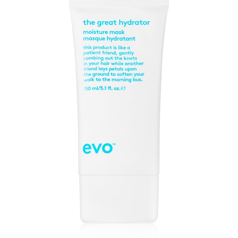 EVO Hydrate The Great Hydrator hydratační maska pro lesk suchých a křehkých vlasů 150 ml - parfo.cz