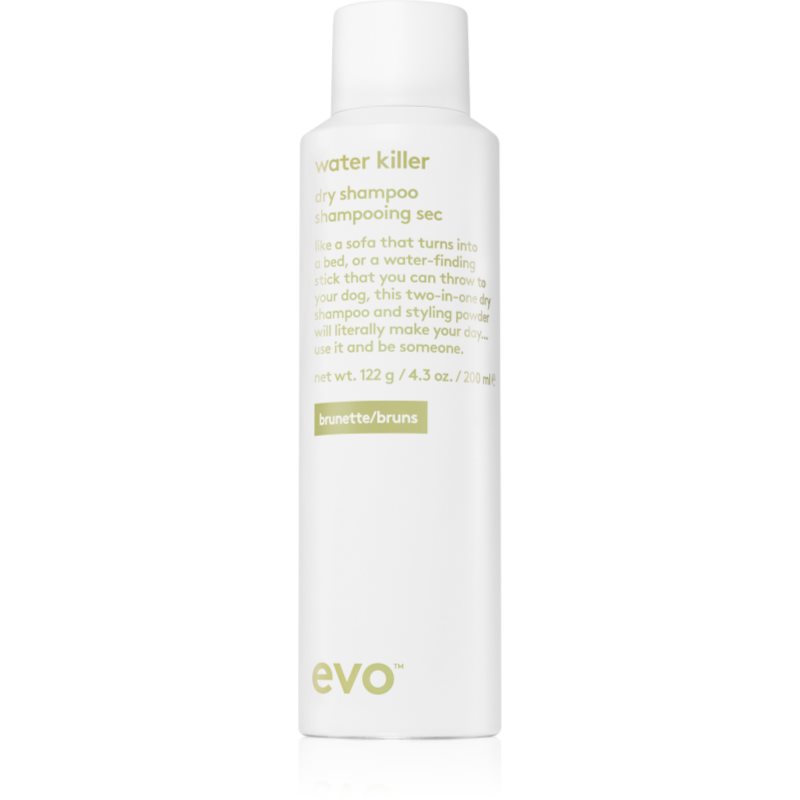 EVO Style Water Killer suchý šampon pro tmavé vlasy 200 ml - parfo.cz