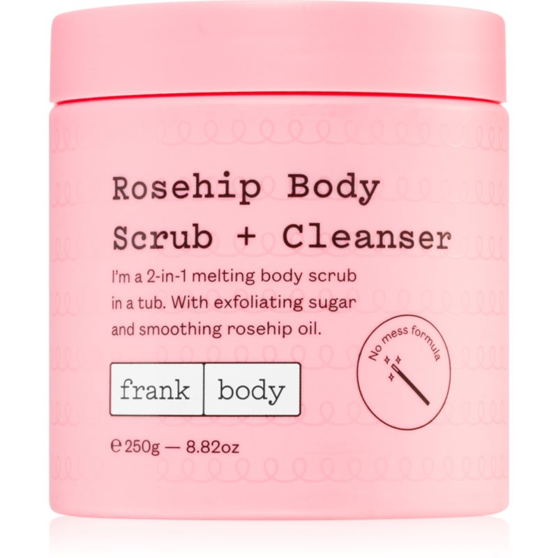Frank Body Rosehip čisticí tělový peeling 2 v 1 250 g - parfo.cz