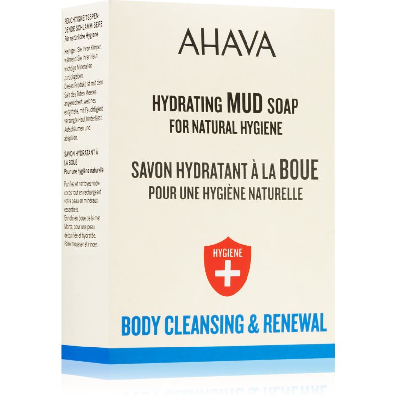 AHAVA Hygiene+ Hydrating Mud Soap tuhé mýdlo s hydratačním účinkem 100 g - parfo.cz