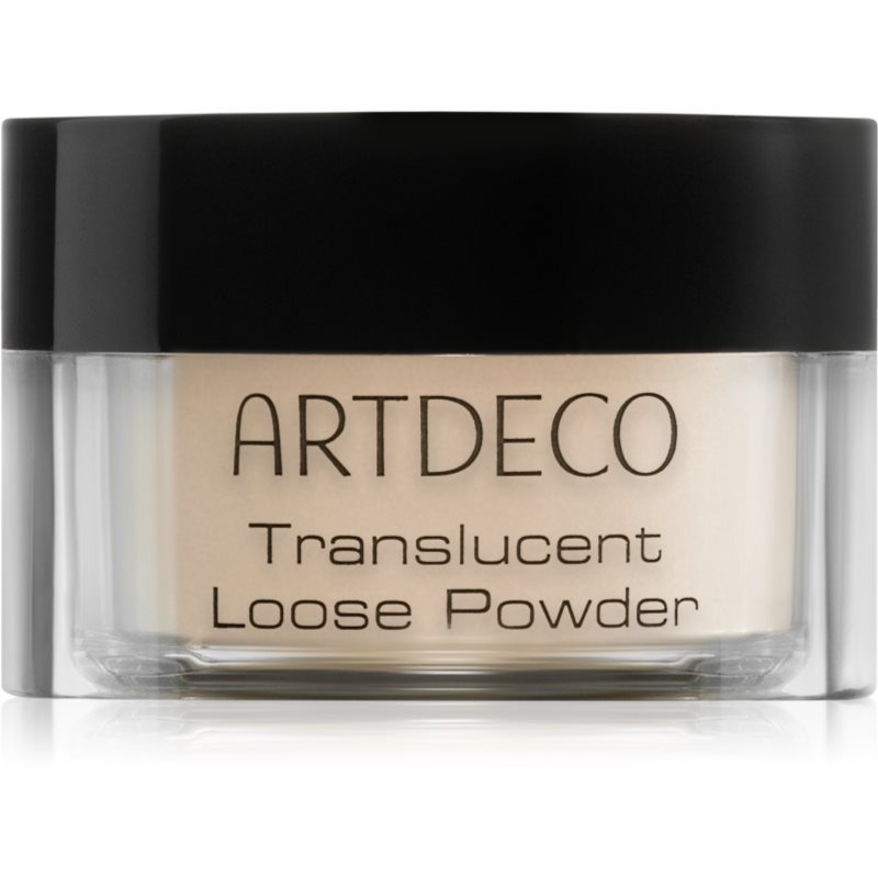 ARTDECO Translucent Loose Powder transparentní sypký pudr odstín 02 Translucent Light 8 g - parfo.cz