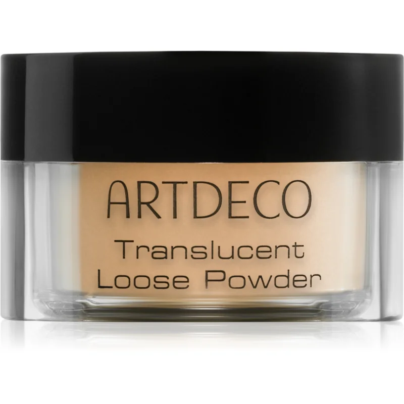 ARTDECO Translucent Loose Powder transparentní sypký pudr odstín 05 Translucent Medium 8 g - parfo.cz