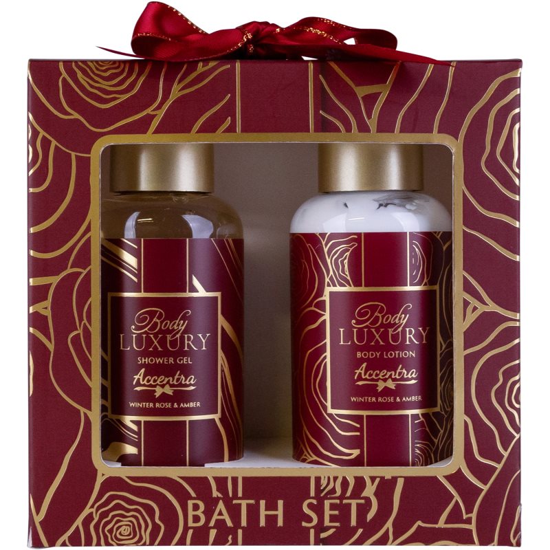 Accentra Body Luxury Winter Rose & Amber dárková sada do koupele - parfo.cz