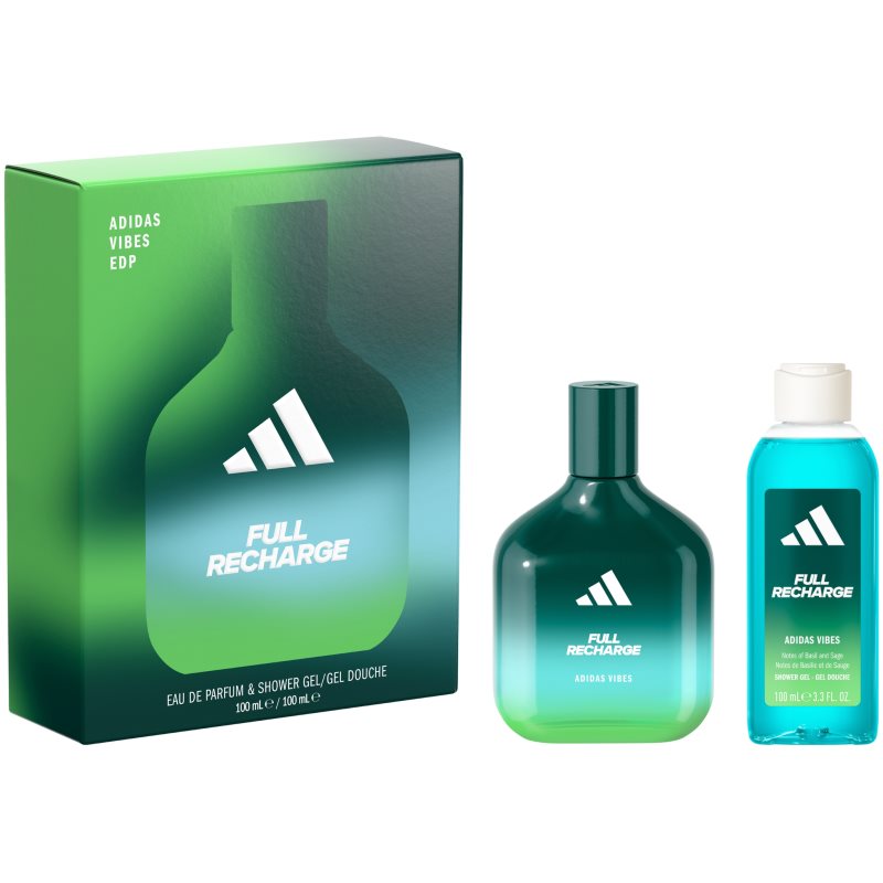 Adidas Vibes Full Recharge dárková sada na tělo unisex - parfo.cz