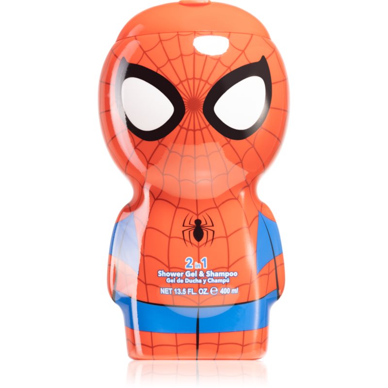 Air Val Spiderman sprchový gel a šampon 2 v 1 pro děti 400 ml - parfo.cz
