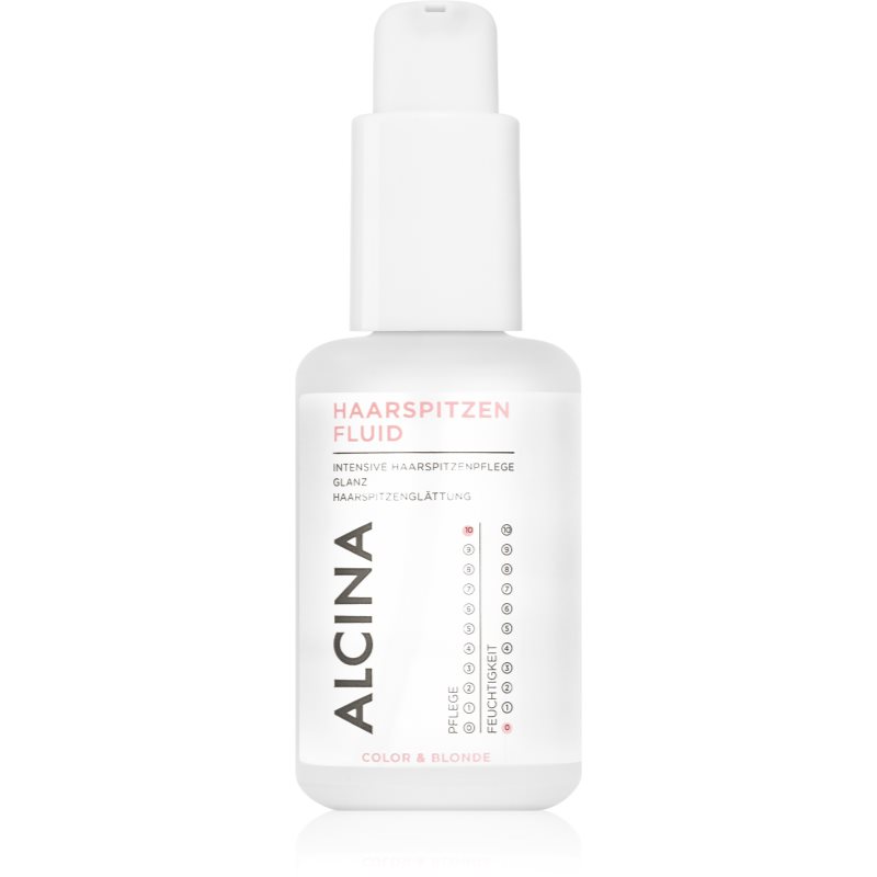 Alcina Color & Blond Hair Tip Fluid hydratační a posilující fluid na konečky vlasů 30 ml - parfo.cz
