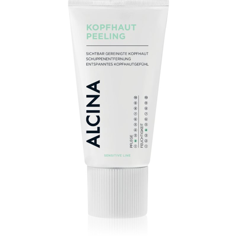 Alcina Sensitive Line čisticí peeling pro citlivou pokožku hlavy 150 ml - parfo.cz