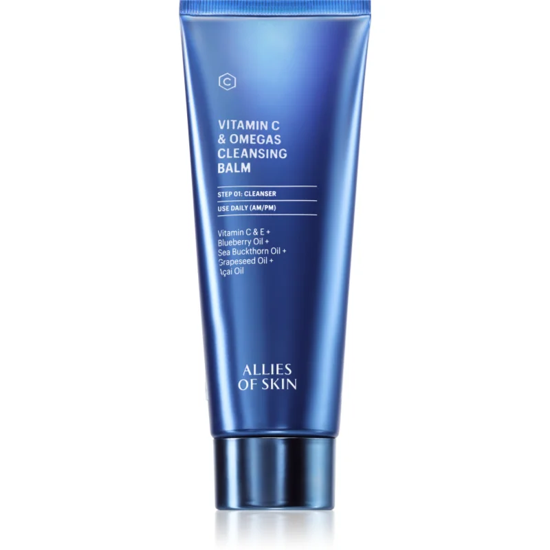 Allies of Skin Vitamin C & Omegas Cleansing Balm vyživující čisticí balzám 100 ml - parfo.cz