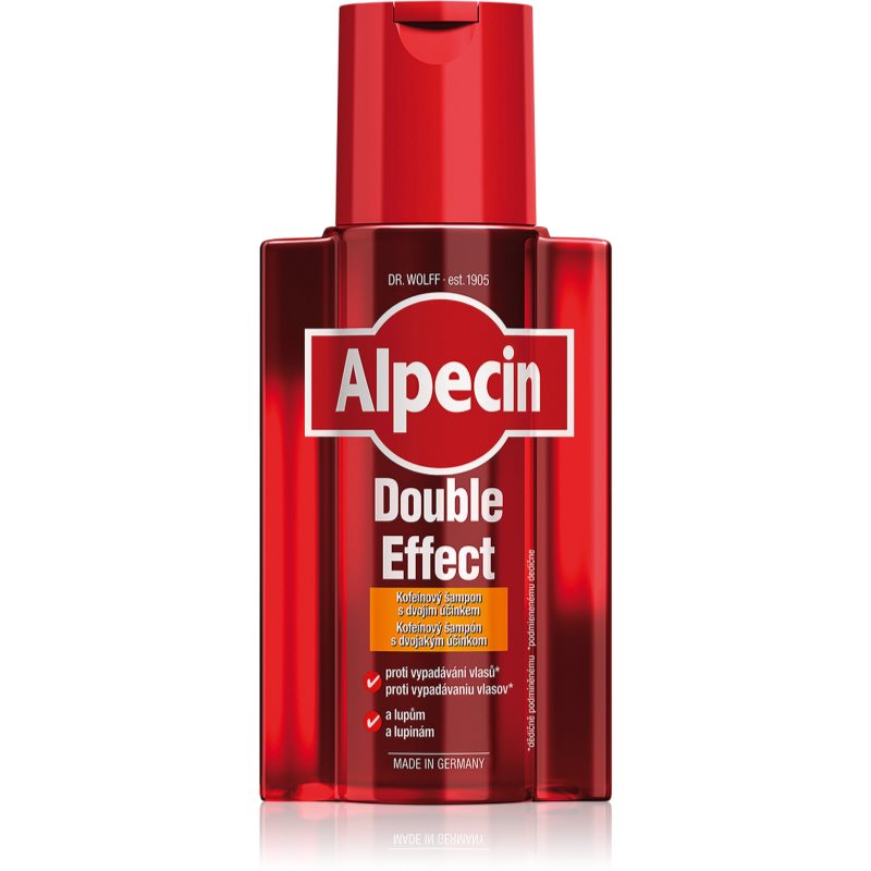 Alpecin Double Effect kofeinový šampon pro muže proti lupům a vypadávání vlasů 200 ml - parfo.cz