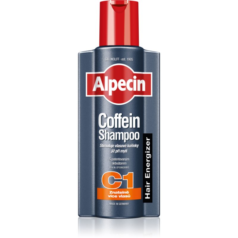 Alpecin Hair Energizer Coffein Shampoo C1 kofeinový šampon pro muže stimulující růst vlasů 375 ml - parfo.cz