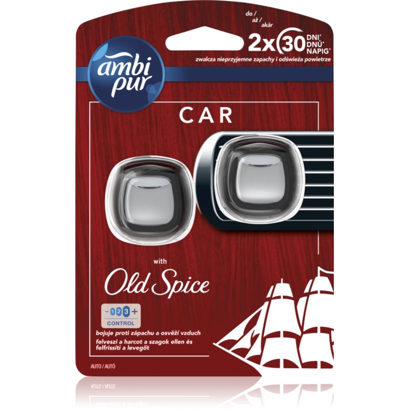 AmbiPur Car Old Spice osvěžovač vzduchu do auta 2x2 ml - parfo.cz