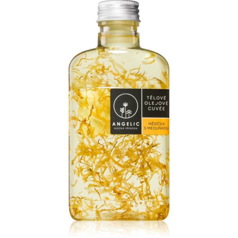 Angelic Cuvée Měsíček & Meduňka tělový olej pro rozjasnění a hydrataci 200 ml - parfo.cz