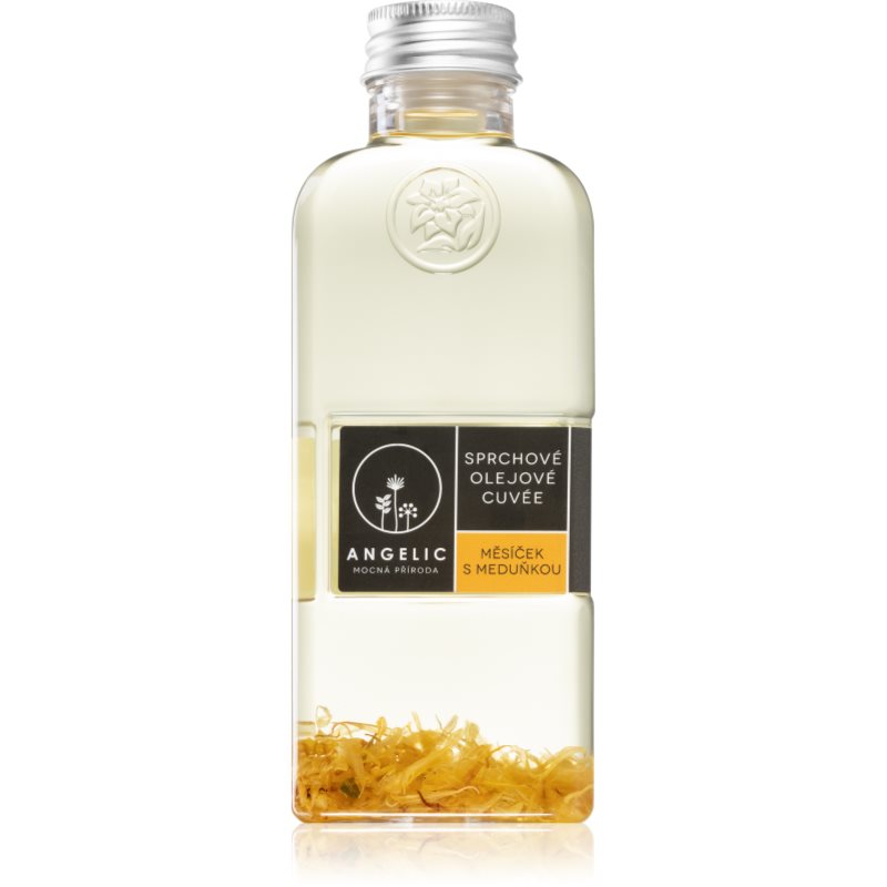 Angelic Cuvée Měsíček & Meduňka zklidňující sprchový olej 200 ml - parfo.cz