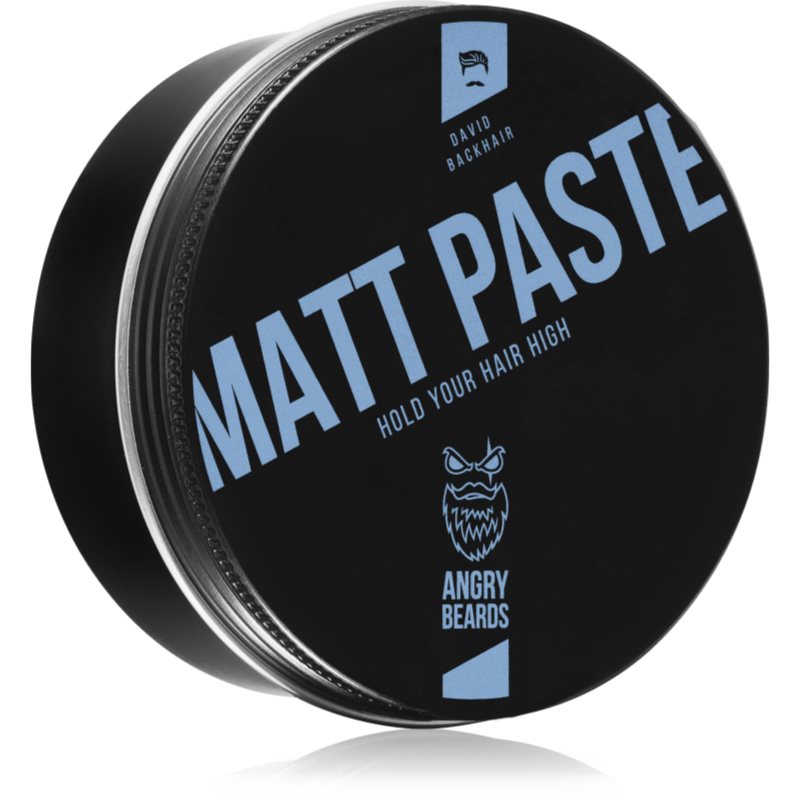 Angry Beards David Backhair matující stylingová pasta pro muže 100 g - parfo.cz