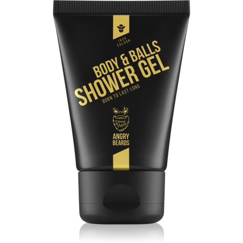 Angry Beards Jack Saloon Shower Gel hydratační sprchový gel pro muže 50 ml - parfo.cz