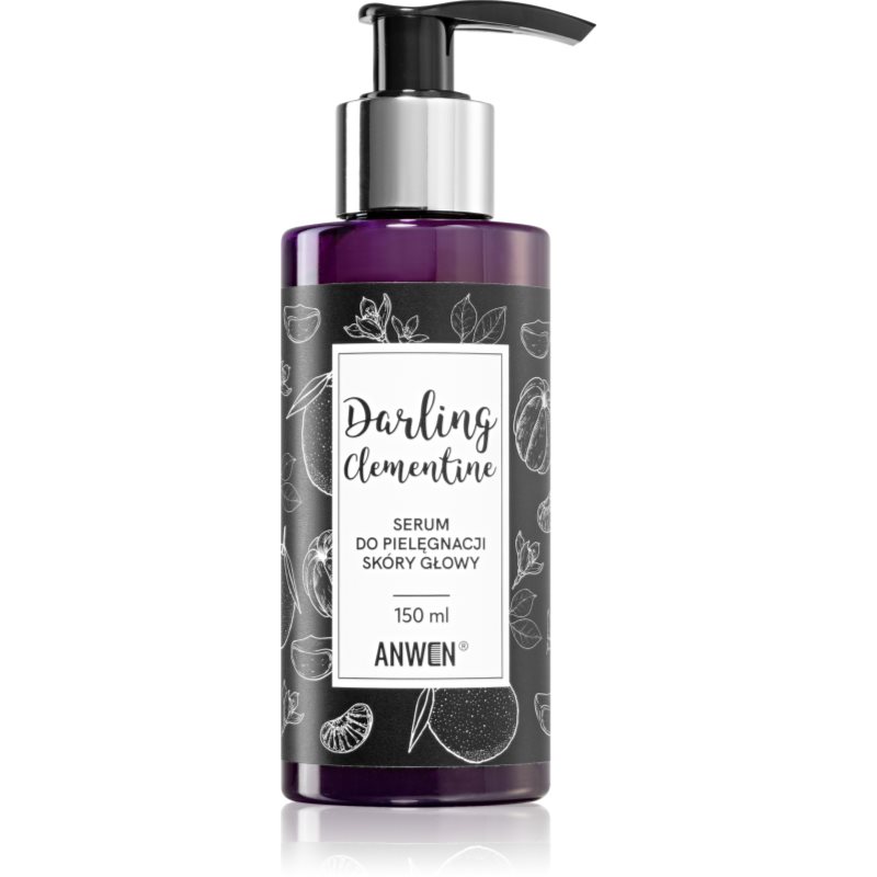Anwen Darling Clementine zklidňující sérum na vlasy a vlasovou pokožku 150 ml - parfo.cz