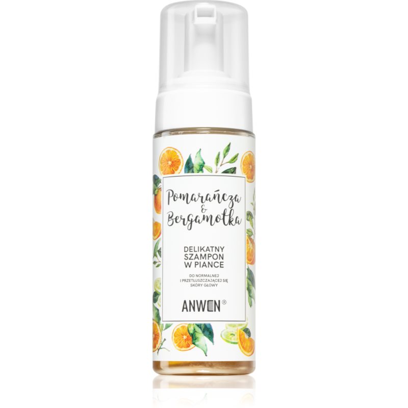 Anwen Orange & Bergamot čisticí pěna pro normální až mastné vlasy 170 ml - parfo.cz