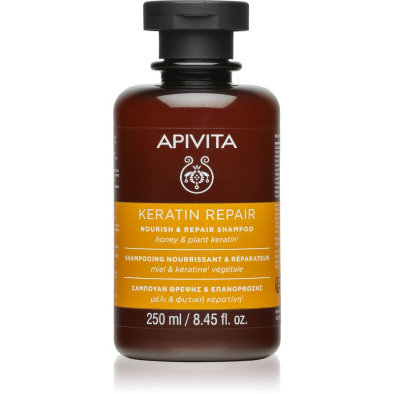 Apivita Keratin Repair Nourish Repair Shampoo čisticí šampon 250 ml - parfo.cz