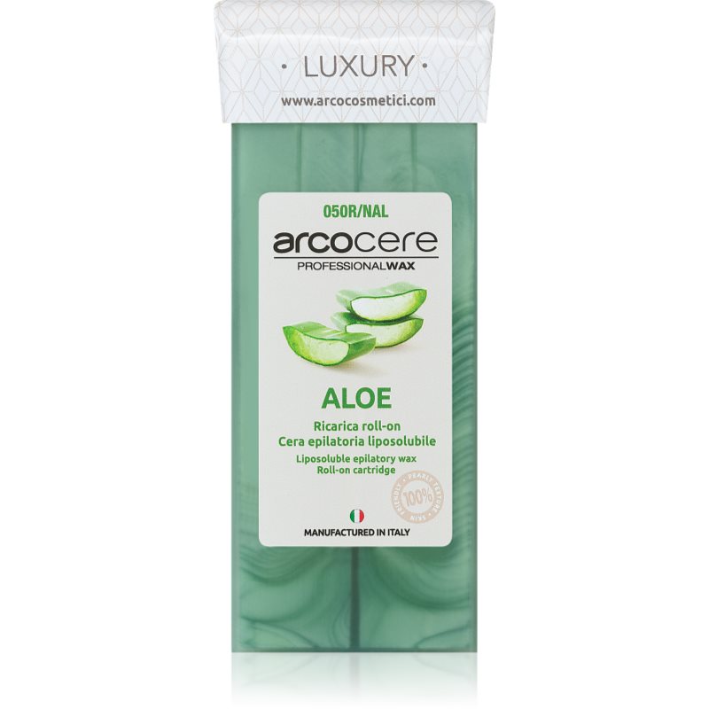 Arcocere Professional Wax Aloe epilační vosk roll-on náhradní náplň 100 ml - parfo.cz