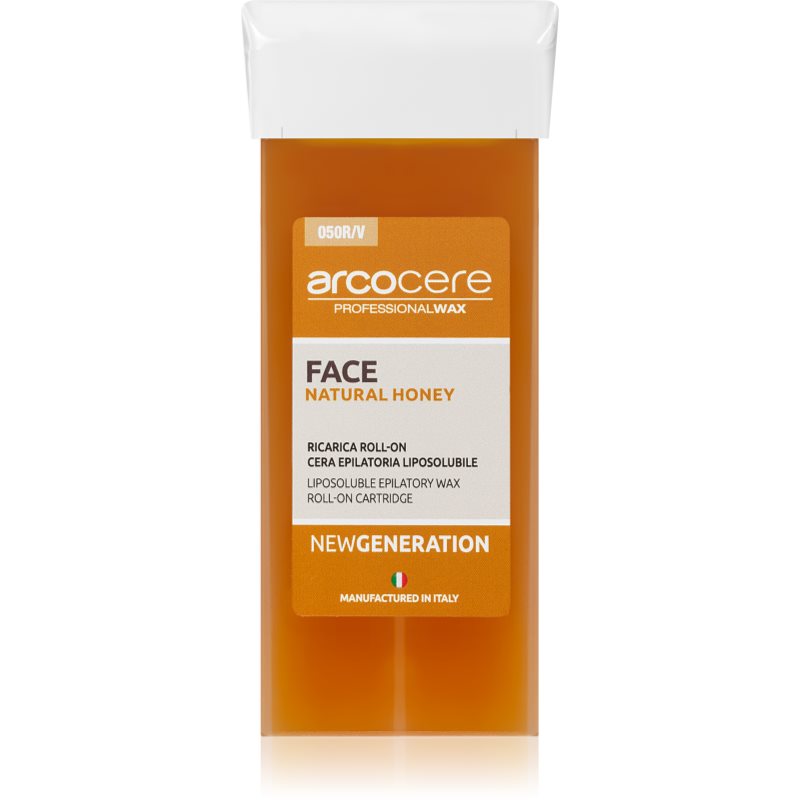 Arcocere Professional Wax Face Natural Honey epilační vosk na obličej náhradní náplň 100 ml - parfo.cz