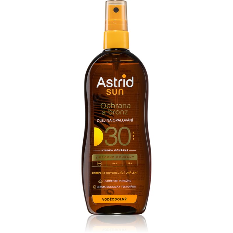 Astrid Sun olej na opalování SPF 30 podporující opálení 200 ml - parfo.cz