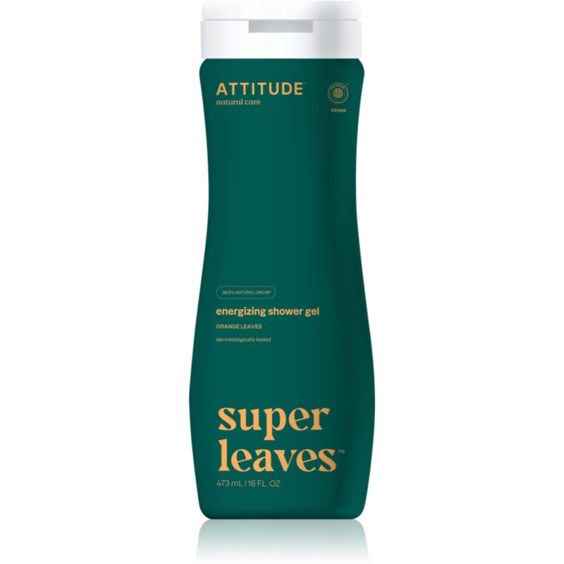 Attitude Super Leaves Orange Leaves přírodní sprchový gel s detoxikačním účinkem 473 ml - parfo.cz