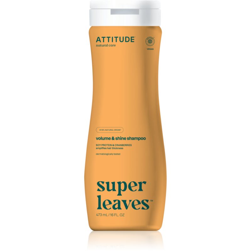 Attitude Super Leaves Volume & Shine přírodní šampon s detoxikačním účinkem 473 ml - parfo.cz