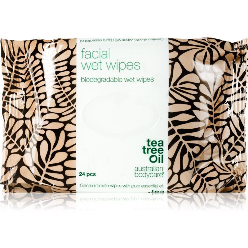 Australian Bodycare Tea Tree Oil čisticí a odličovací ubrousky na obličej 24 ks - parfo.cz
