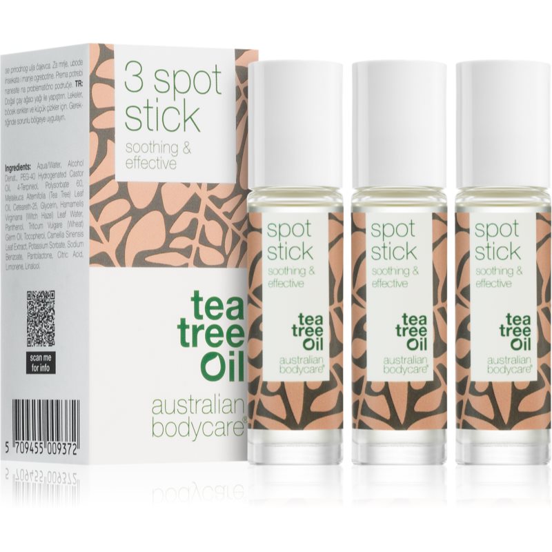Australian Bodycare Tea Tree Oil tyčinka na aknózní pleť 3x9 ml - parfo.cz