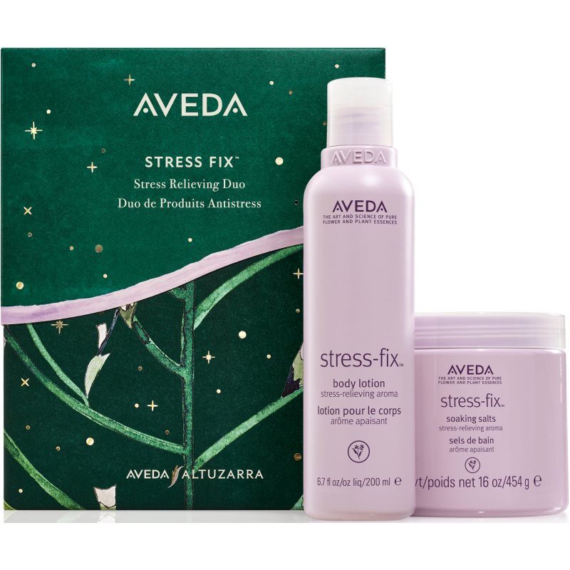 Aveda Holiday Stress Fix Relieving Essentials dárková sada pro úlevu od stresu a emoční komfort - parfo.cz